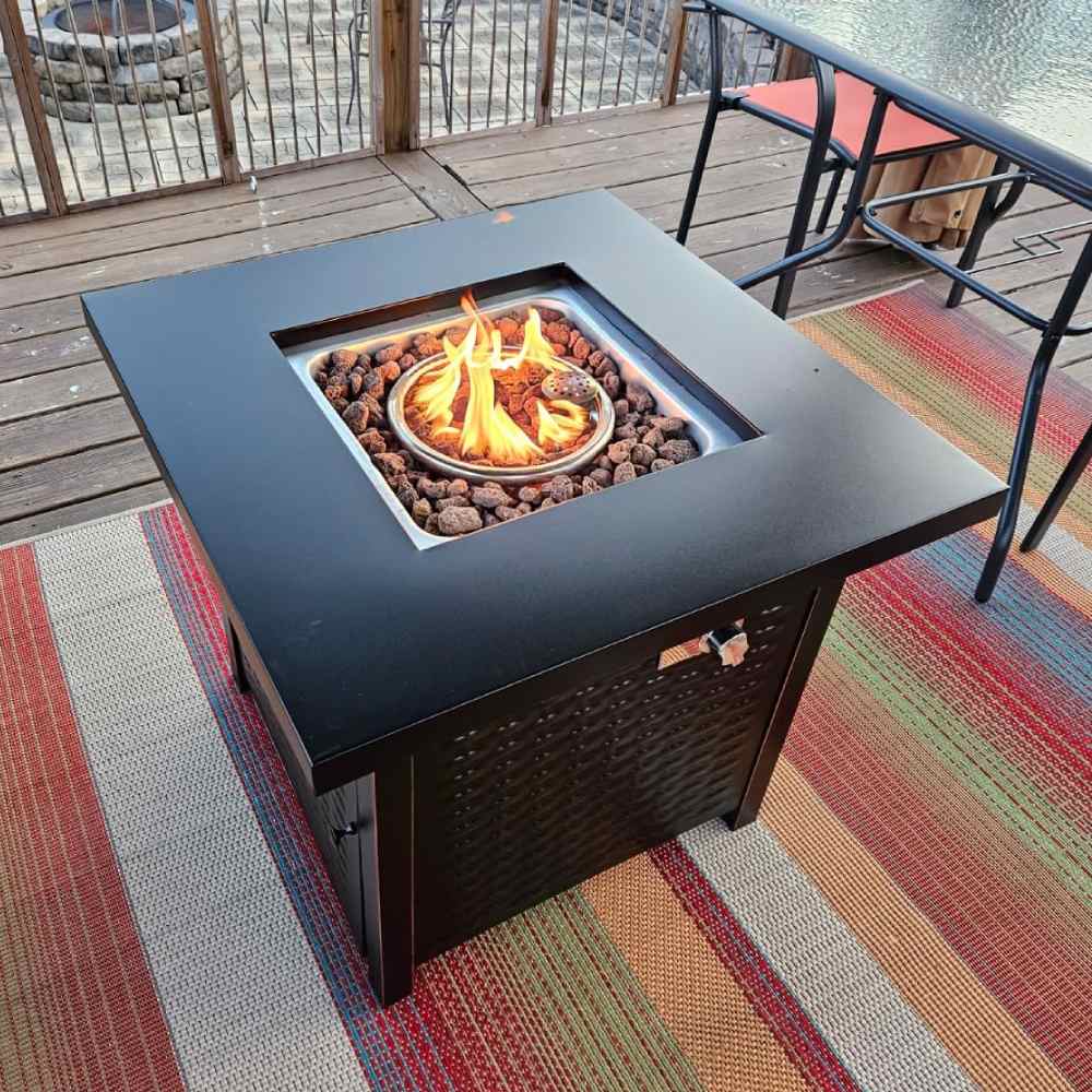 gas fire pit