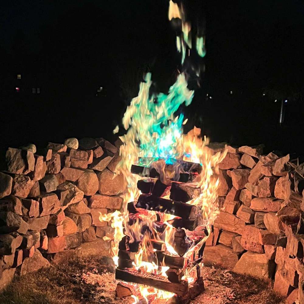 fire color changing packets
