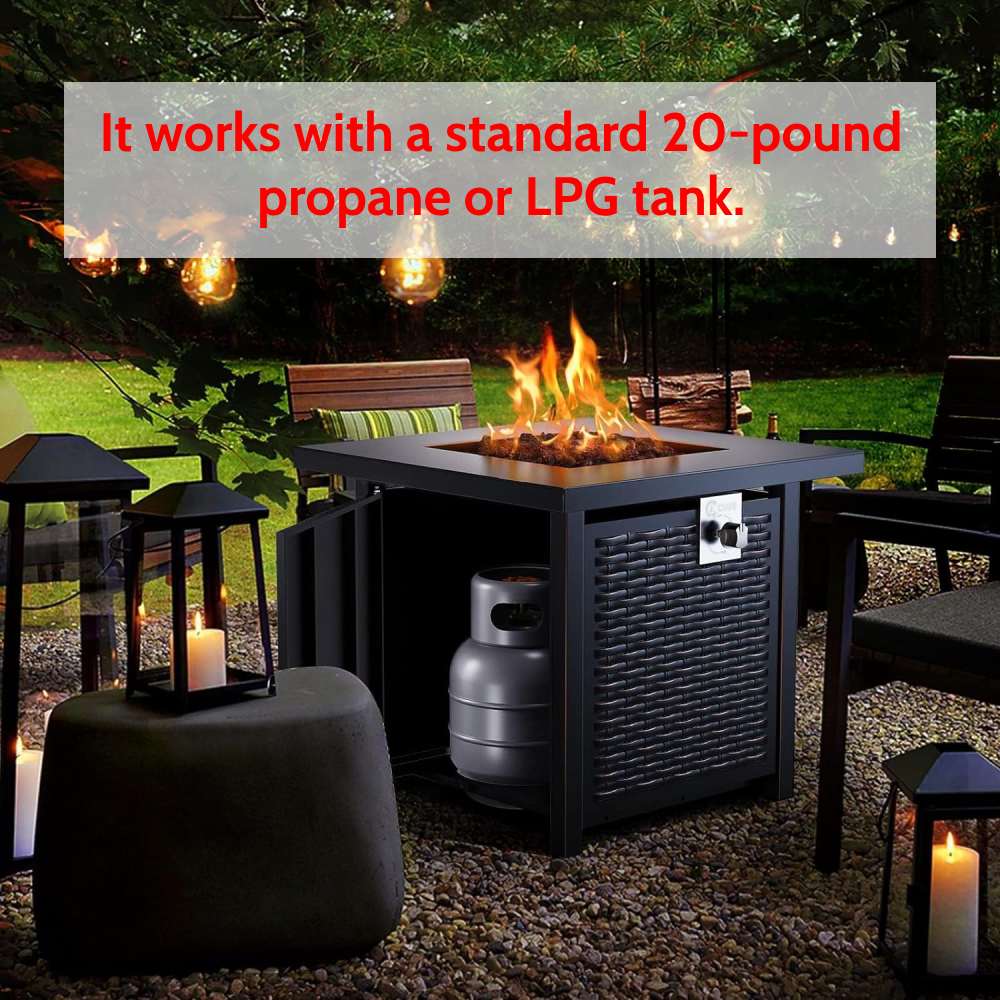 outdoor lpg fire pit
